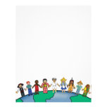 Children of the World Personalized Letterhead