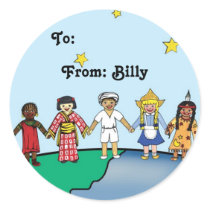 Children of the World stickers