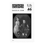 Children of William McAllister Daguerreotype 1849 Stamp