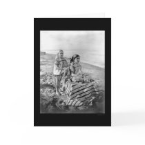 Children on a Beach in Tunis, Tunisia 1920 cards
