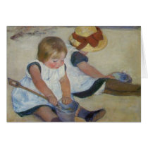 Children on The Beach, Mary Cassatt cards