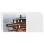 Children Playing by Harbor Essex CT rack cards