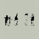 Children Playing: Stencil Art T Shirt