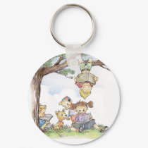 Children reading books key chain keychains by jsoh Children reading books key chain keychains