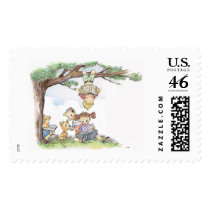 Children reading books postage by jsoh Children reading books postage