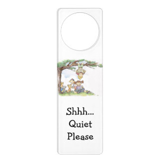 Shhh Door Knob Hangers | Zazzle