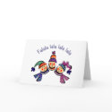 Children singing falala cards
