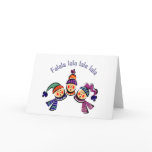 christmas, singing, cartoon, falala, deck, halls,