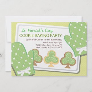Children St. Patrick's Day Party Invitation invitation