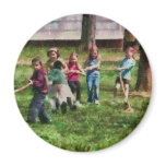 Children - Tug of War Refrigerator Magnet