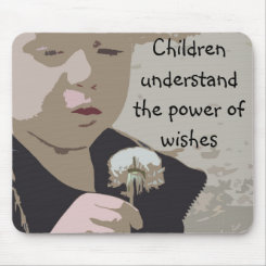 Children understand the power of wishes mousepad