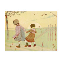 "Children" Vintage French Illustration Postcards