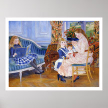 Children''s Afternoon at Wargemon by Renoir Poster