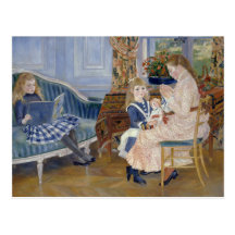 Children's Afternoon at Wargemont , Renoir Postcards