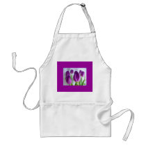 Children's Apron ~ Purple Tulips by Regella Children's Apron ~ Purple Tulips