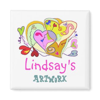 Children's Artwork Magnet magnet