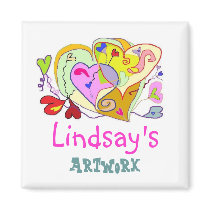 Children's Artwork Magnet