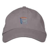 Childrens Block W embroidered hats by ZazzleEmbroidery Childrens Block W embroidered hats