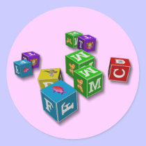 Children's Blocks - Stickers stickers