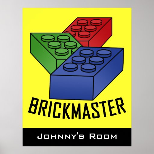 Children's Building blocks Poster Zazzle