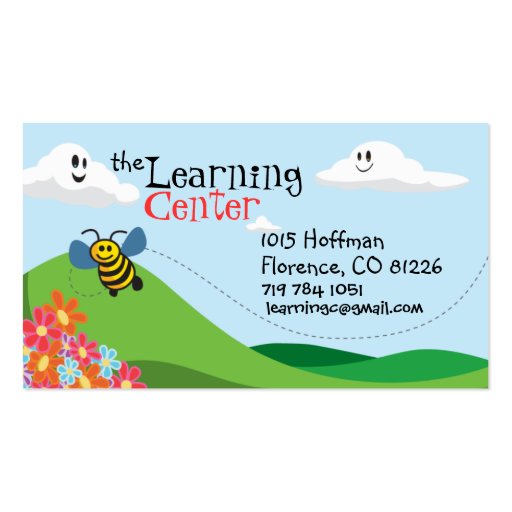 Childrens Business Card (front side)