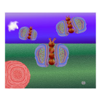 Childrens' Butterflies posters by JimL Childrens' Butterflies posters