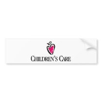 Children's Care line bumper stickers