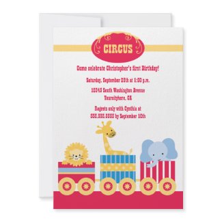 Circus Birthday Party on Children S Circus Train Birthday Party Stickers   Zazzle Co Uk