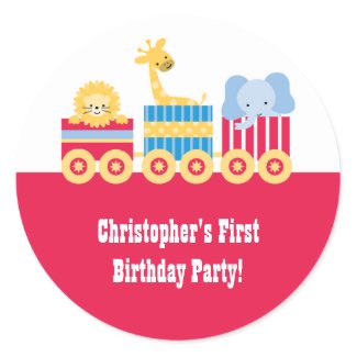 Train Birthday Party on Children S Circus Train Birthday Party Invitation   Zazzle Co Uk