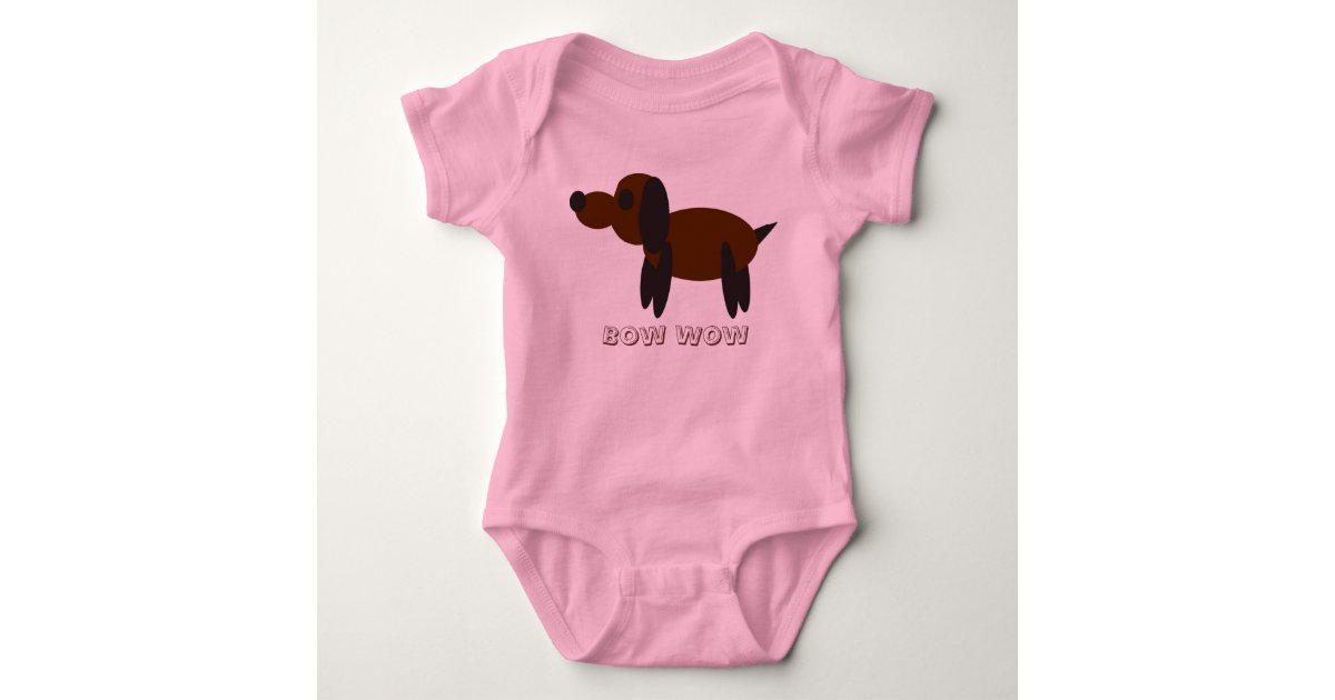 CHILDREN'S CREEPERS CUTE PUPPY BOW WOW GIFTS INFANT CREEPER Zazzle