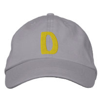 Childrens "D" embroidered hats