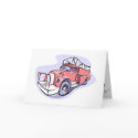 Children's Fire Truck Birthday Party Thank You cards by slinky789 Children's Fire Truck Birthday Party Thank You cards