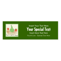 Children's Fruit Art Bookmark - Customize It! Business Card