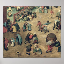 Children's Games : detail of left-hand section Posters