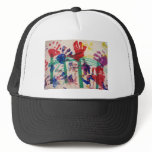 Children's handprint Garden Trucker Hat