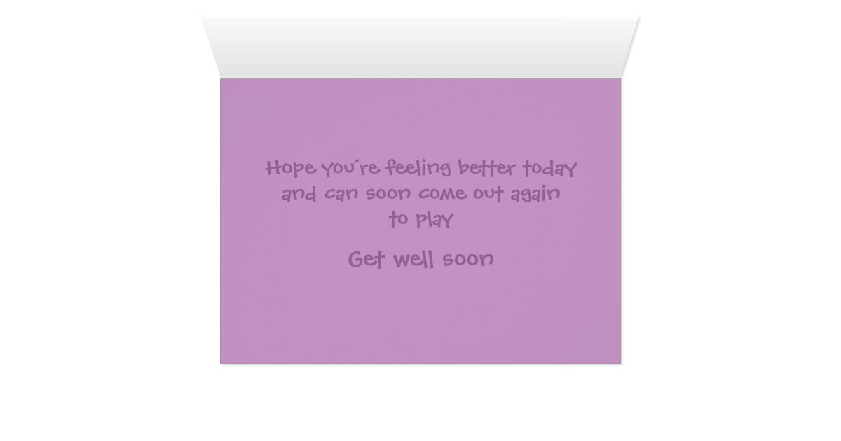Childrens hospital get well soon card Zazzle