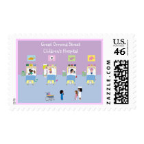 Children's Hospital Ward Customizable Stamp