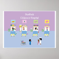 Children's Hospital Ward Customizable Poster