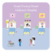 Children's Hospital Ward Customizable Stickers