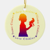 Children's Rights Christmas ornamentation