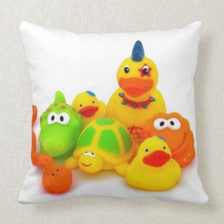 Childrens rubber toys throwpillow