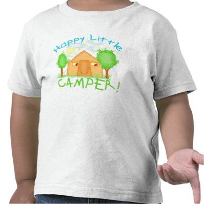 Childrens Summer Camping T-Shirt