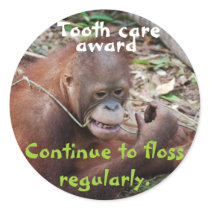Children's Tooth Care Award stickers