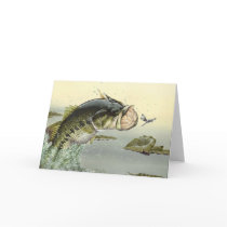 Children's Winning Artwork: largemouth bass cards by pwuebker Children's Winning Artwork: largemouth bass cards