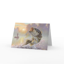 Children's Winning Artwork: largemouth bass cards
