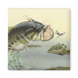 Children's Winning Artwork: largemouth bass magnets