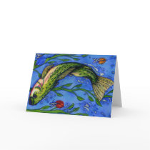 Children's Winning Artwork: trout cards by pwuebker Children's Winning Artwork: trout cards