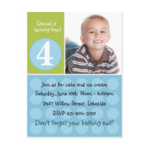 Childs Birthday Party Invitation postcards