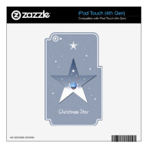 Child's Christmas Star (change me) Skins For iPod Touch 4G