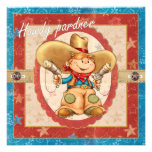 Child's Cowboy Birthday Party Invitation
